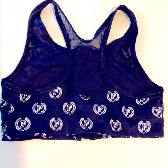 NWOT Women’s PINK Vs PINK The Ultimate Logo Sports Bra Color: Black | Size: XS - Picture 3 of 5